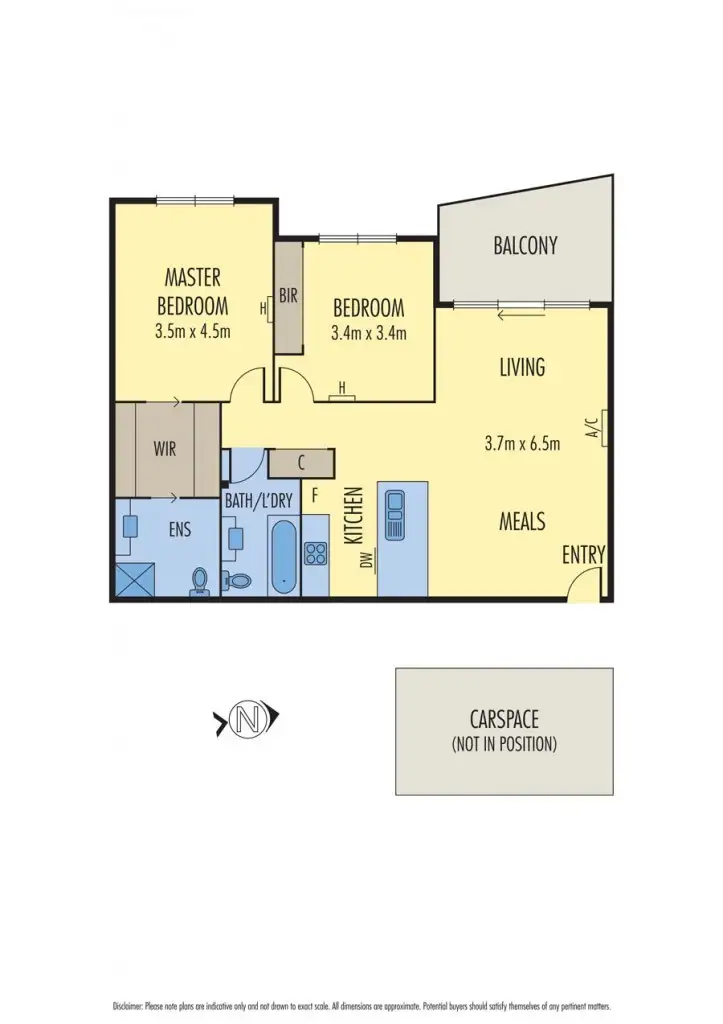Floorplan of Homely apartment listing, 204/662 Whitehorse Road, Mont Albert VIC 3127