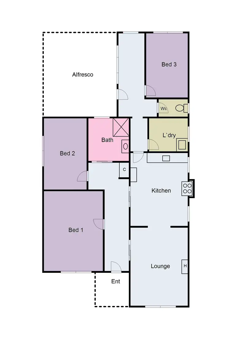 Floorplan of Homely house listing, 11a Fawkner Street, Ballarat Central VIC 3350