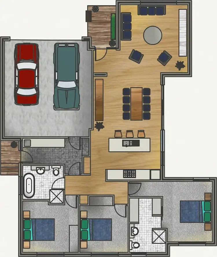 Floorplan of Homely house listing, 7/10 Augusta Place, Mollymook NSW 2539