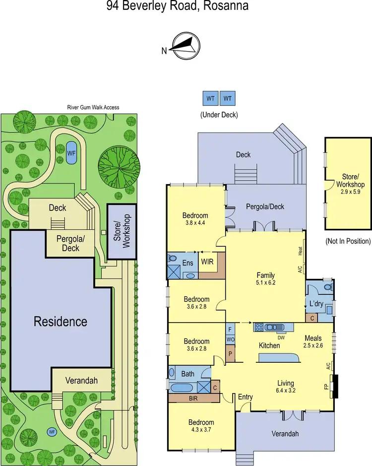 Floorplan of Homely house listing, 94 Beverley Road, Rosanna VIC 3084