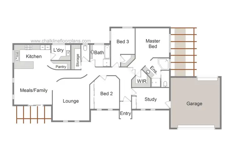Floorplan of Homely house listing, 40 Cambridge Drive, Mansfield VIC 3722