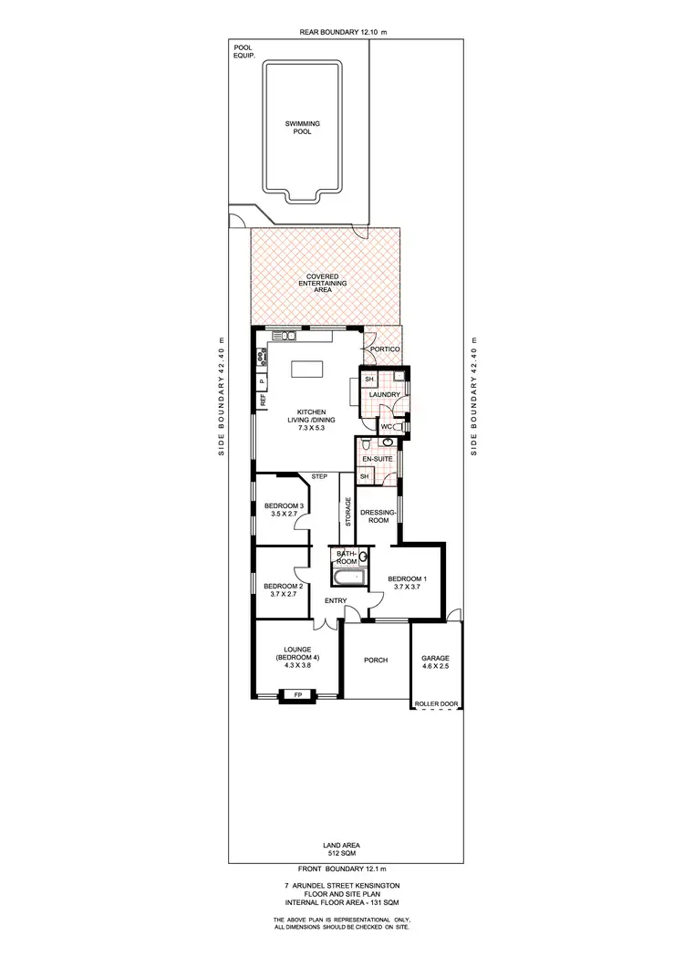 Floorplan of Homely house listing, 7 Arundel Street, Kensington WA 6151