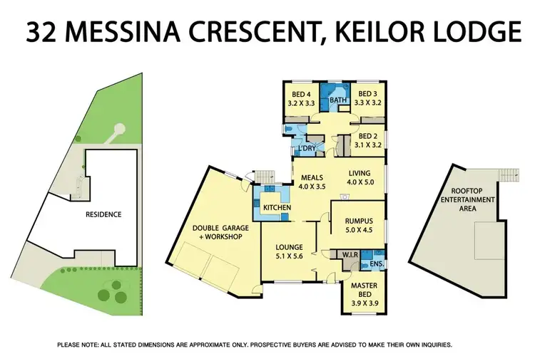 Floorplan of Homely house listing, 32 Messina Crescent, Taylors Lakes VIC 3038