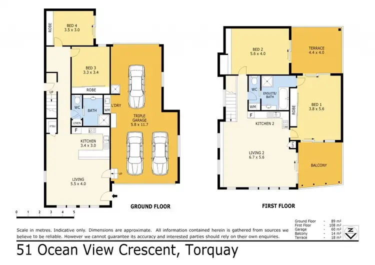 Floorplan of Homely house listing, 51 Ocean View Crescent, Torquay VIC 3228