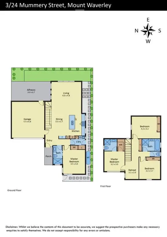 Floorplan of Homely house listing, 3/24 Mummery Street, Mount Waverley VIC 3149