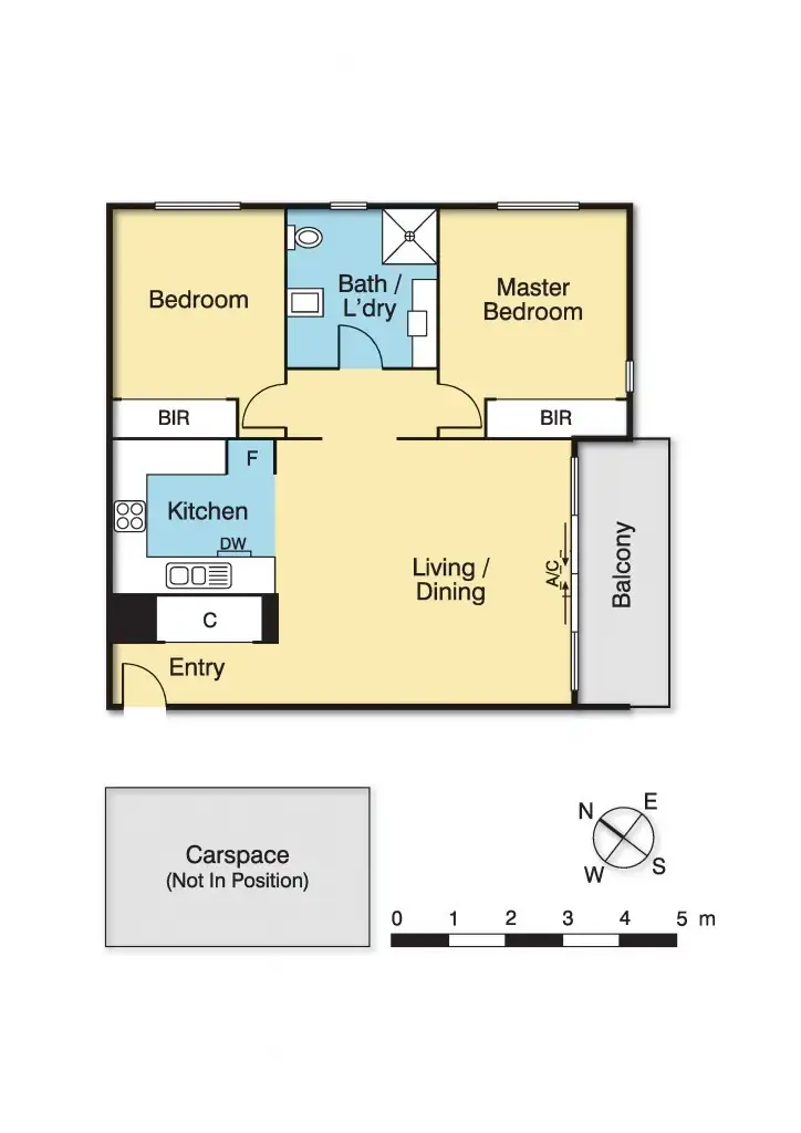 Floorplan of Homely apartment listing, 203/38 Rowell Drive, Mernda VIC 3754