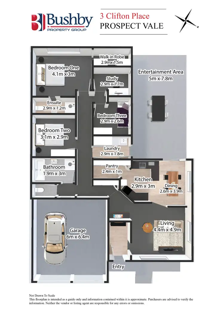 Floorplan of Homely house listing, 3 Clifton Place, Prospect Vale TAS 7250