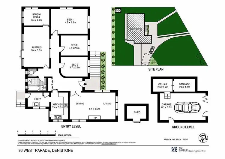 Floorplan of Homely house listing, 96 West Parade, Denistone NSW 2114