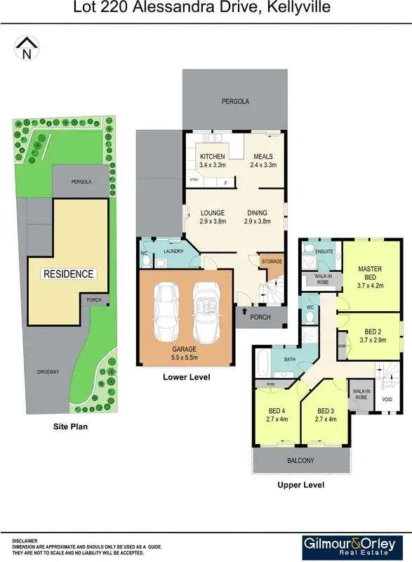 Floorplan of Homely house listing, Lot 220 Alessandra Drive, Kellyville NSW 2155