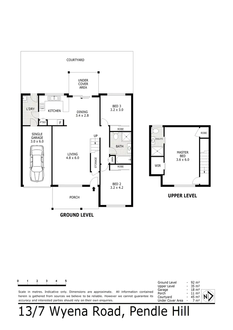 Floorplan of Homely townhouse listing, 13/7 Wyena Road, Pendle Hill NSW 2145