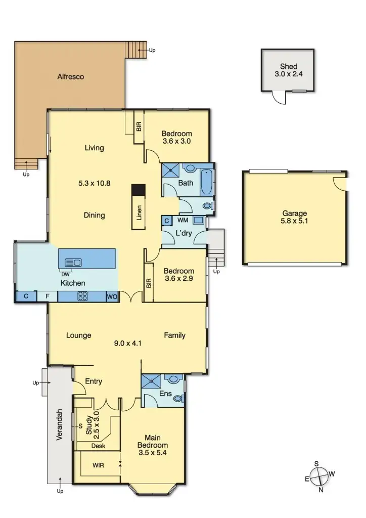 Floorplan of Homely house listing, 24 Parkside Crescent, Mornington VIC 3931