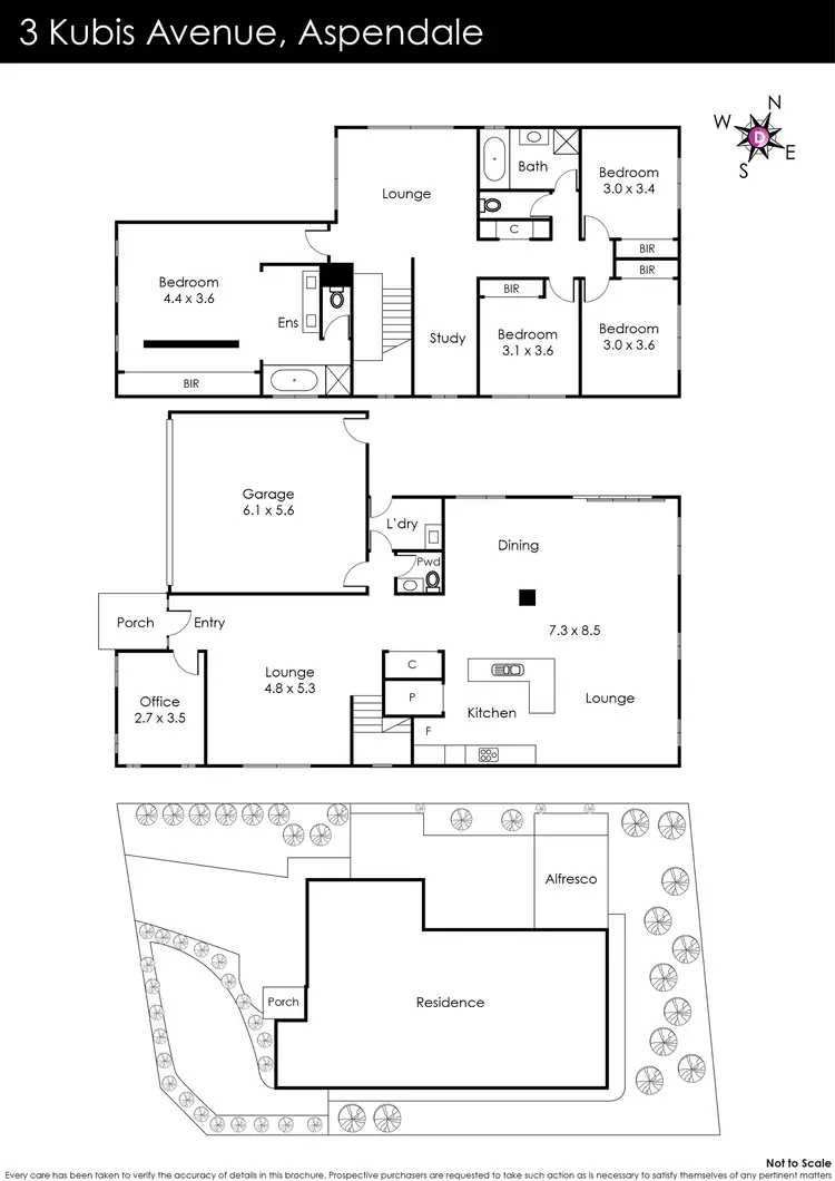 Floorplan of Homely house listing, 3 Kubis Avenue, Aspendale VIC 3195