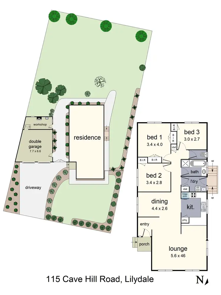 Floorplan of Homely house listing, 115 Cave Hill Road, Lilydale VIC 3140
