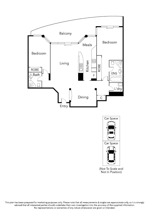 Floorplan of Homely apartment listing, 802/127 Beach Street, Port Melbourne VIC 3207