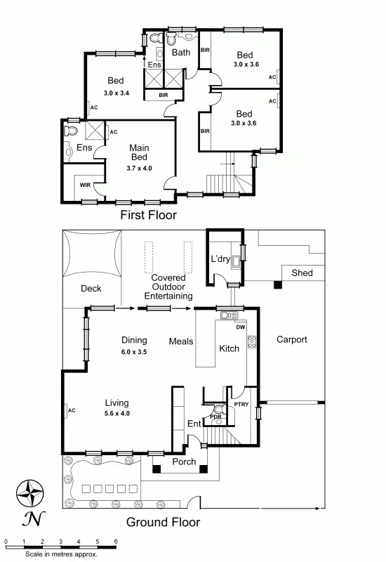 Floorplan of Homely townhouse listing, 1A Castlewood Street, Bentleigh East VIC 3165