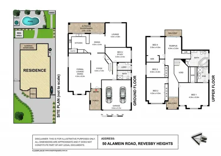 Floorplan of Homely house listing, 50 Alamein Road, Revesby Heights NSW 2212