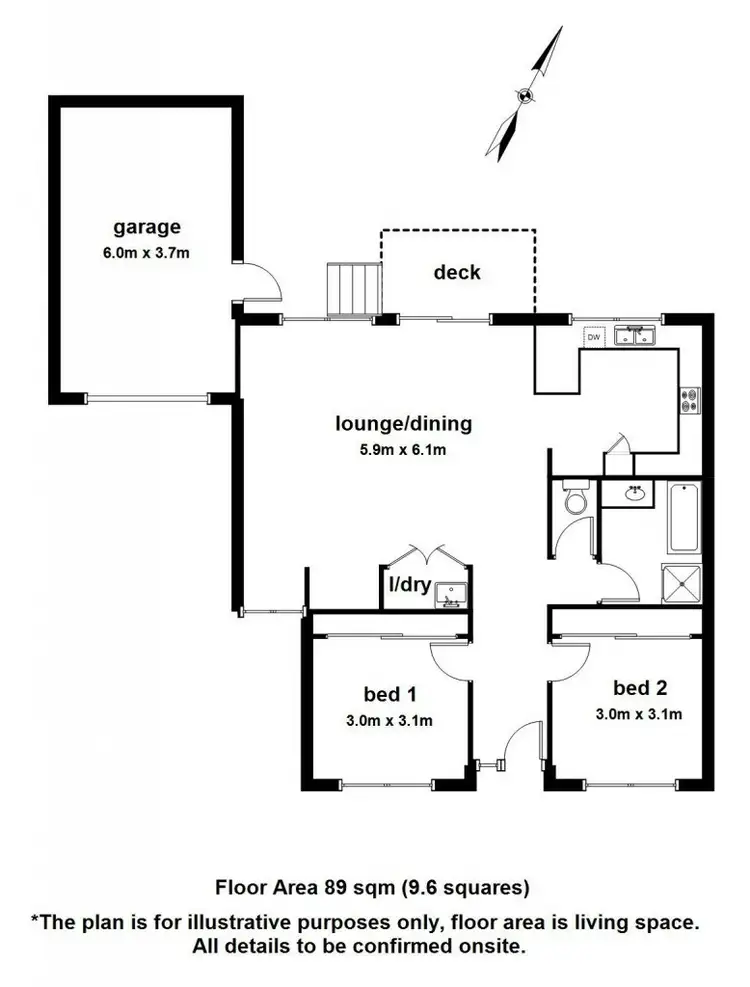Floorplan of Homely unit listing, 5/89 Maroondah Highway, Healesville VIC 3777