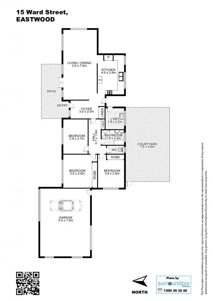 Floorplan of Homely house listing, 15 Ward Street, Eastwood NSW 2122