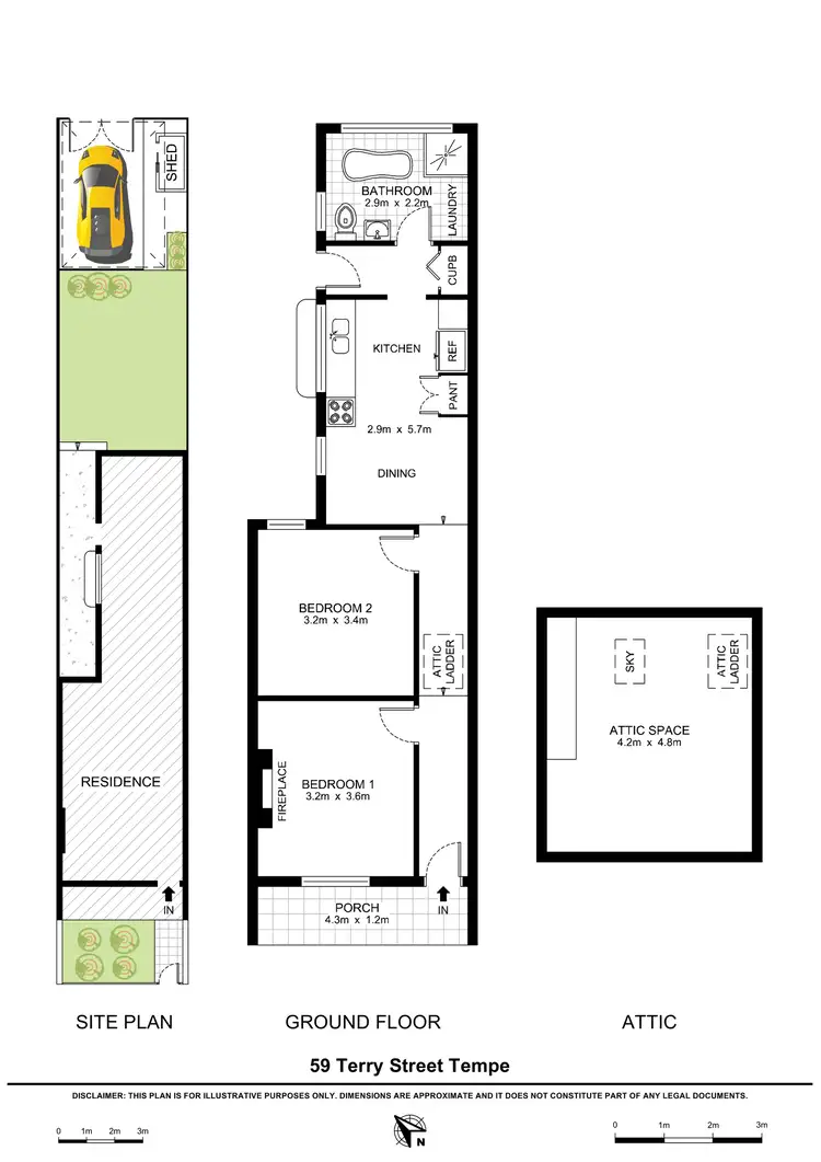 Floorplan of Homely house listing, 59 Terry Street, Tempe NSW 2044