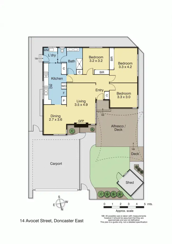 Floorplan of Homely house listing, 14 Avocet Street, Doncaster East VIC 3109