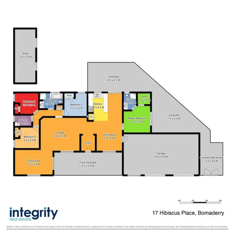 Floorplan of Homely house listing, 17 Hibiscus Place, Bomaderry NSW 2541