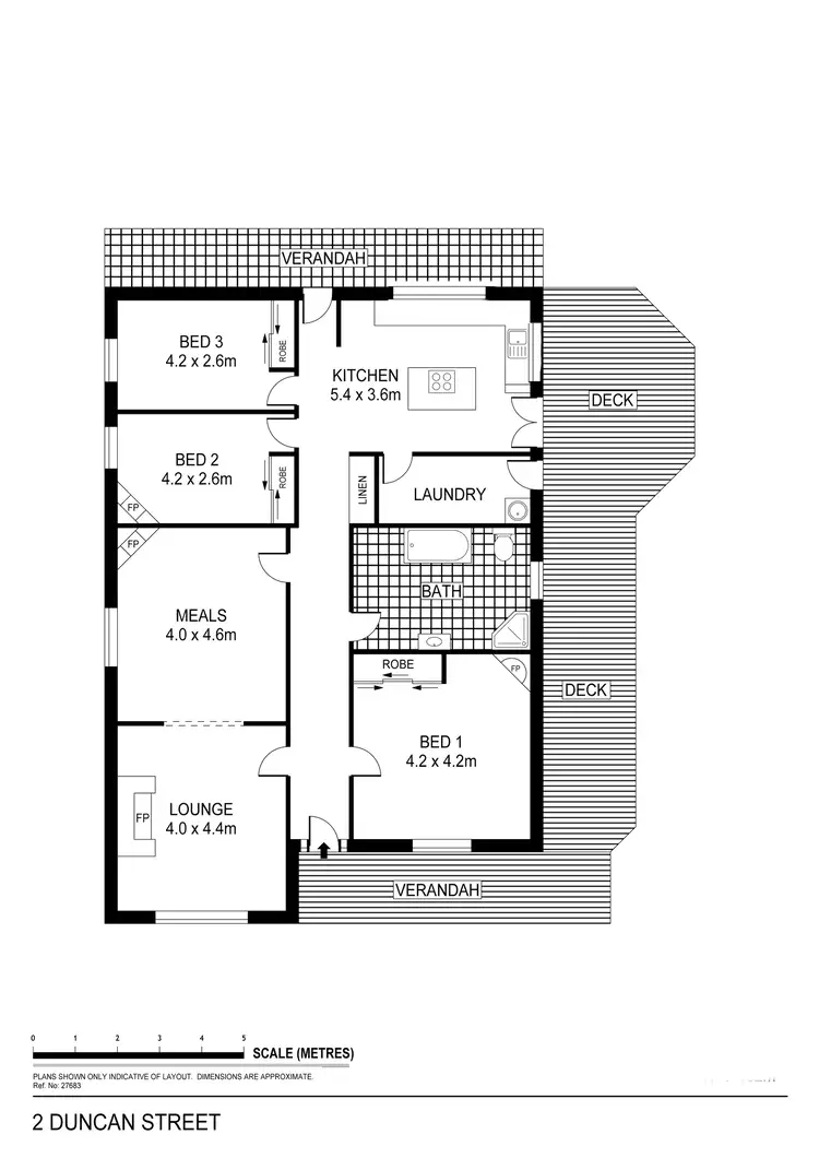 Floorplan of Homely house listing, 2 Duncan Street, Bendigo VIC 3550