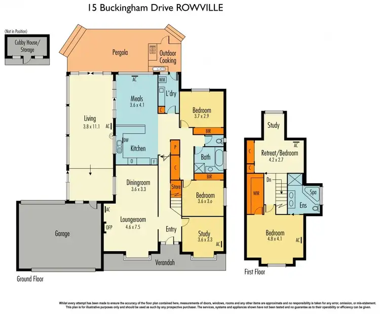 Floorplan of Homely house listing, 15 Buckingham Drive, Rowville VIC 3178