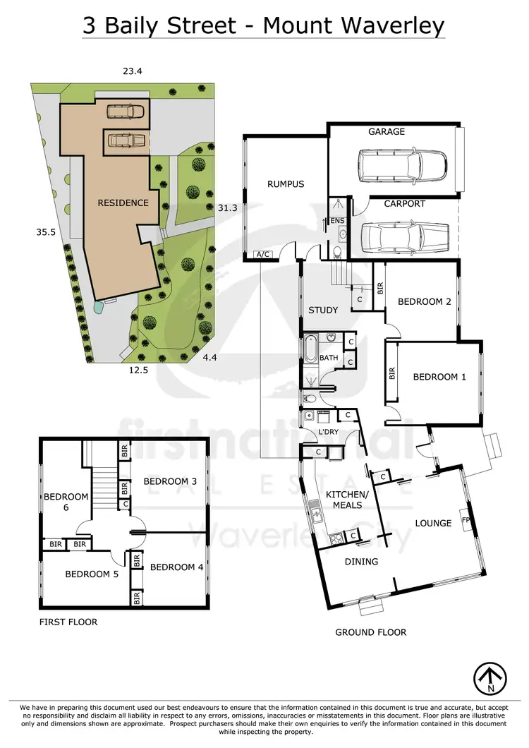 Floorplan of Homely house listing, 3 Baily Street, Mount Waverley VIC 3149