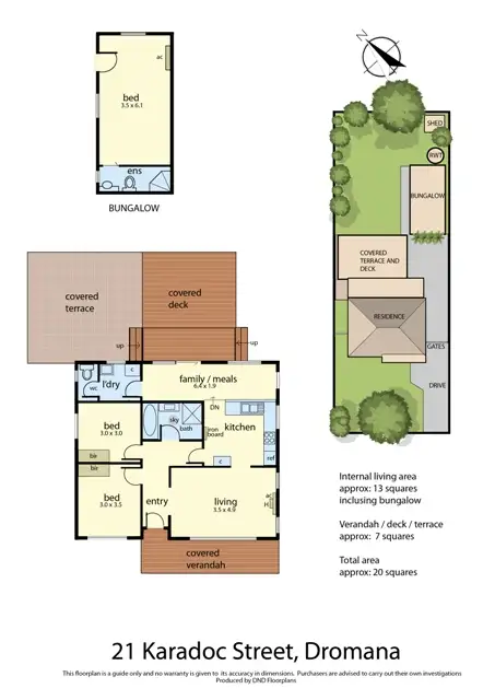 Floorplan of Homely house listing, 21 Karadoc Street, Dromana VIC 3936