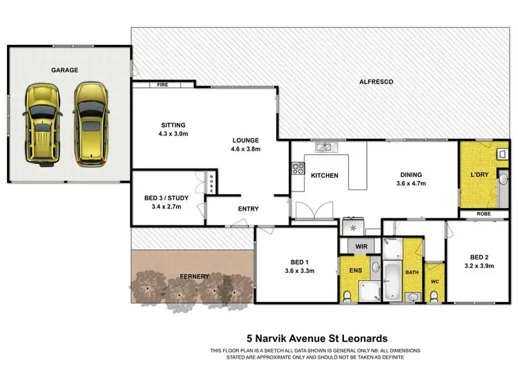 Floorplan of Homely house listing, 5 Narvik Avenue, St Leonards VIC 3223