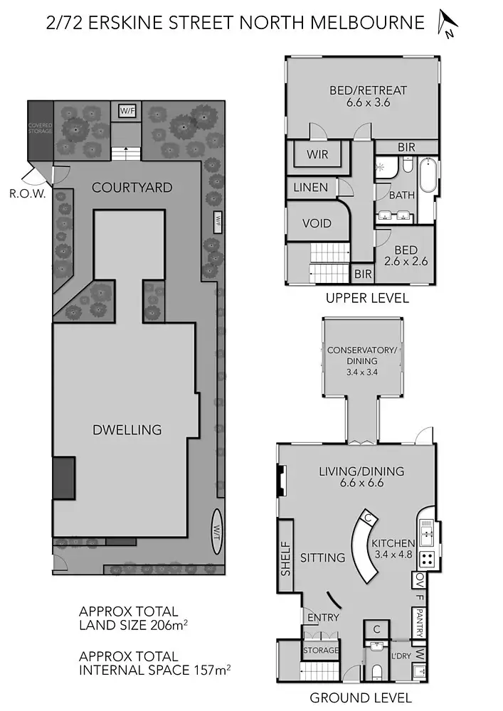 Floorplan of Homely house listing, 2/72 Erskine Street, North Melbourne VIC 3051