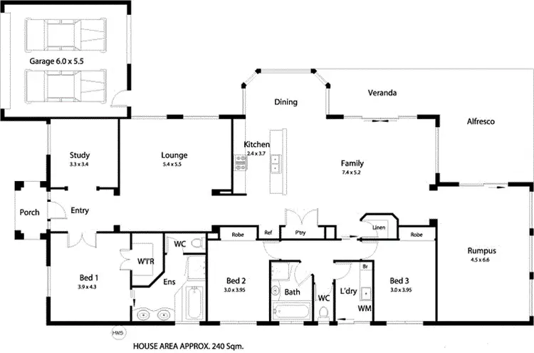 Floorplan of Homely house listing, 10 Yurunga Drive, Castlemaine VIC 3450