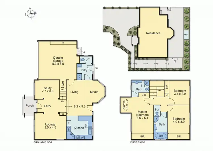 Floorplan of Homely townhouse listing, 3/25 Gardiner Parade, Glen Iris VIC 3146