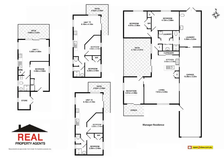 Floorplan of Homely block of units listing, 164 River Rd, Sussex Inlet NSW 2540