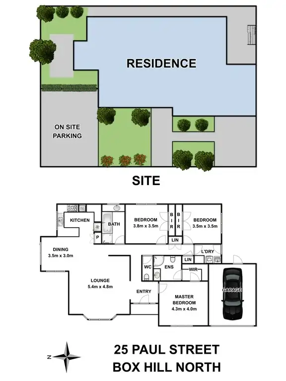 Floorplan of Homely house listing, 25 Paul Avenue, Box Hill North VIC 3129