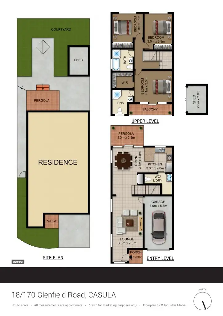 Floorplan of Homely house listing, 18/170 Glenfield Road, Casula NSW 2170