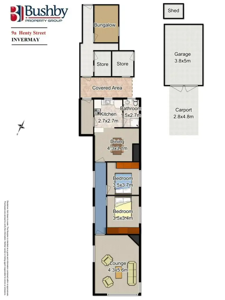Floorplan of Homely house listing, 9a Henty Street, Invermay TAS 7248
