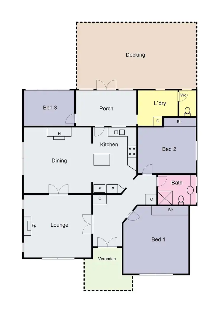 Floorplan of Homely house listing, 7A Clarendon Street, Soldiers Hill VIC 3350