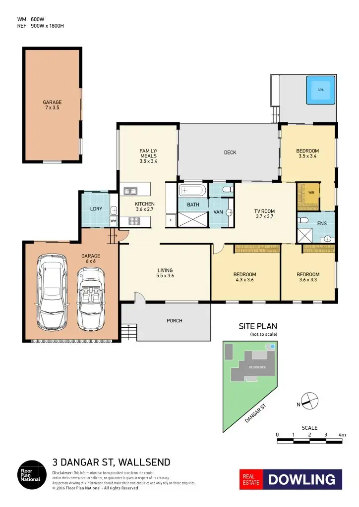 Floorplan of Homely house listing, 3 Dangar Street, Wallsend NSW 2287