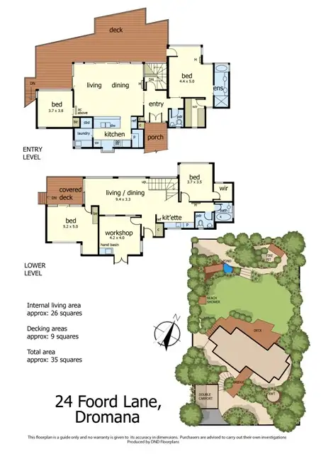 Floorplan of Homely house listing, 24 Foord Lane, Dromana VIC 3936