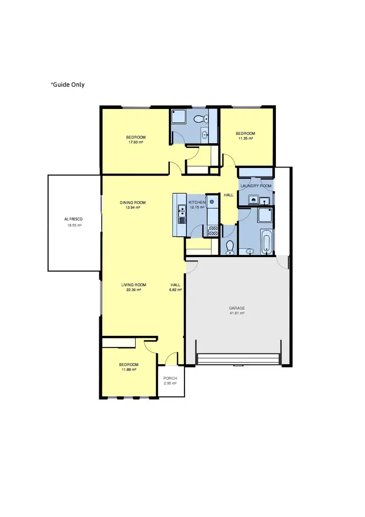 Floorplan of Homely house listing, 5 Bayrise Court, Indented Head VIC 3223