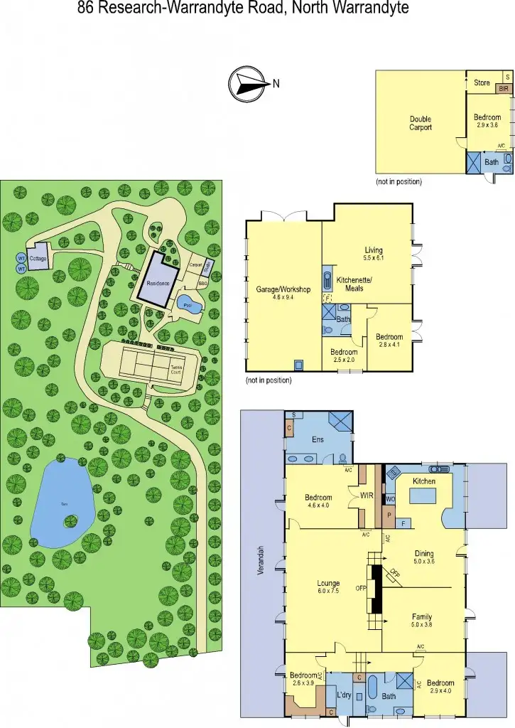 Floorplan of Homely house listing, 86 Research-Warrandyte Road, North Warrandyte VIC 3113