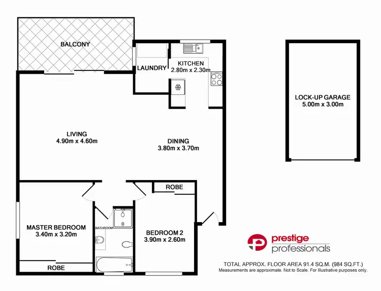 Floorplan of Homely unit listing, 9/71-73 Pitt street, Mortdale NSW 2223