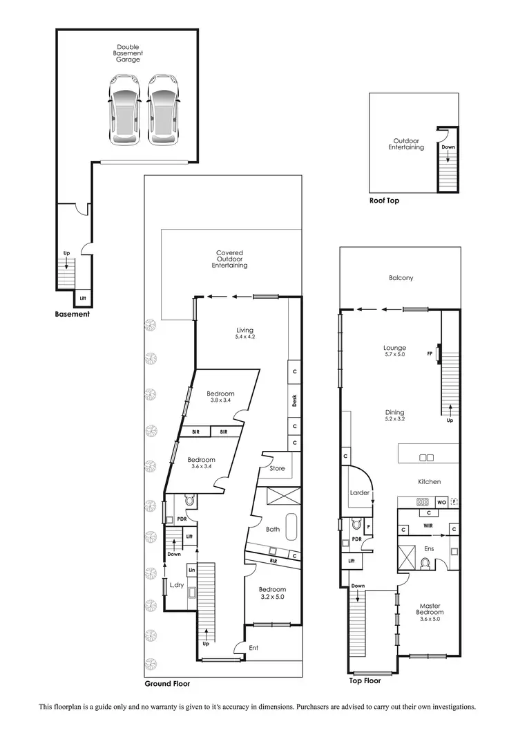 Floorplan of Homely townhouse listing, 3/8 BonaVista Avenue, Aspendale VIC 3195