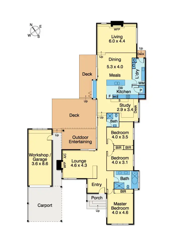 Floorplan of Homely house listing, 5 Hinkler Street, Mount Martha VIC 3934