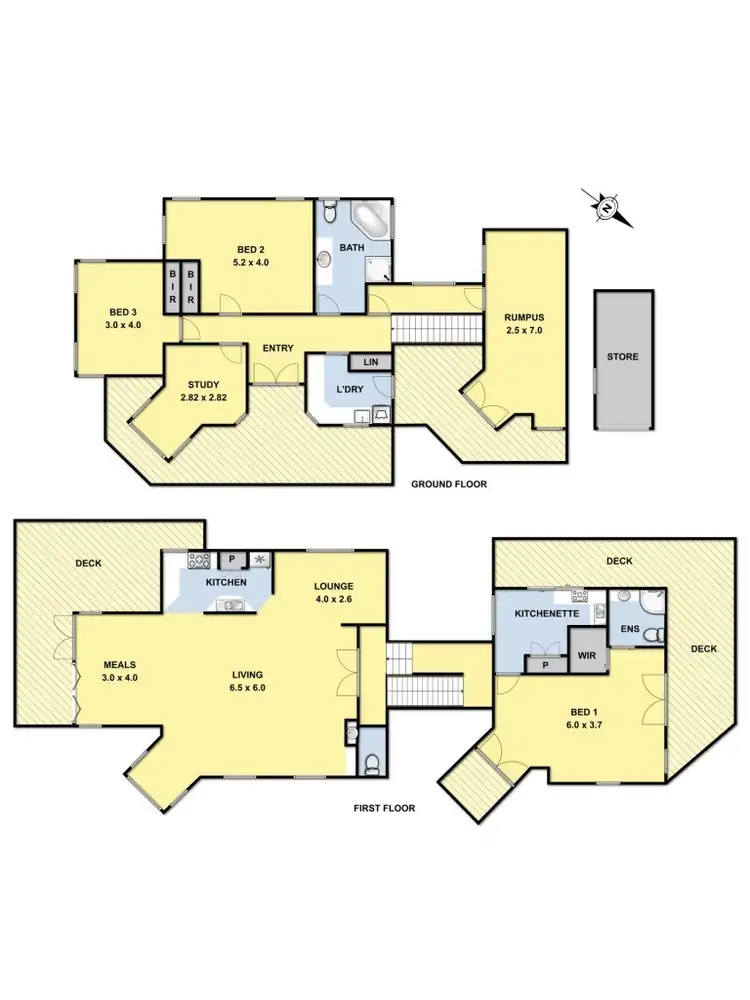 Floorplan of Homely house listing, 32 Ozan Crescent, Jan Juc VIC 3228