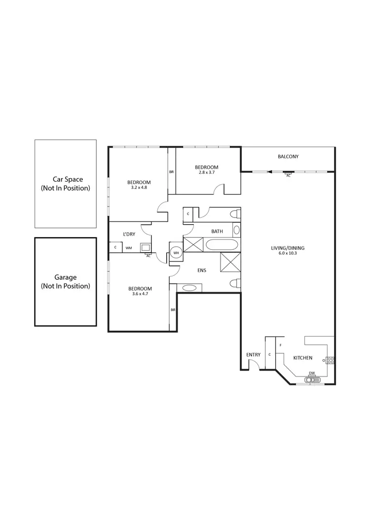Floorplan of Homely apartment listing, 16/378 Glen Huntly Road, Elsternwick VIC 3185