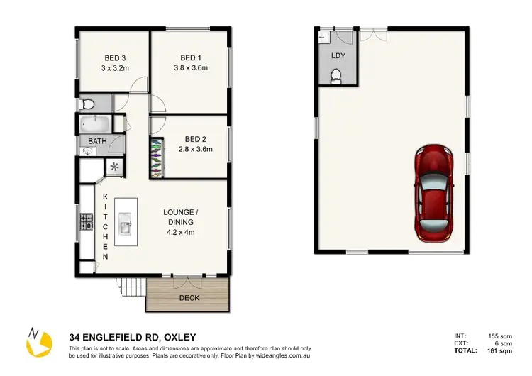 Floorplan of Homely house listing, 34 Englefield Road, Oxley QLD 4075
