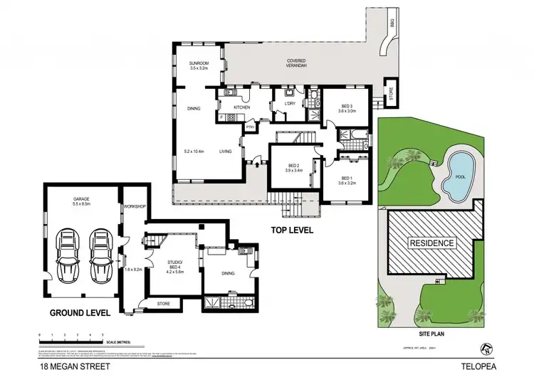 Floorplan of Homely house listing, 18 Megan Street, Telopea NSW 2117