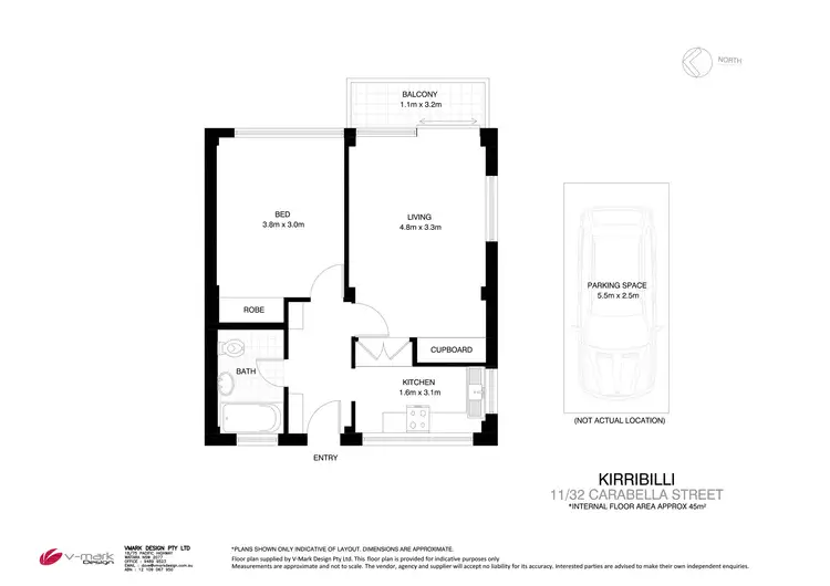 Floorplan of Homely apartment listing, 11/32 Carabella Street, Kirribilli NSW 2061